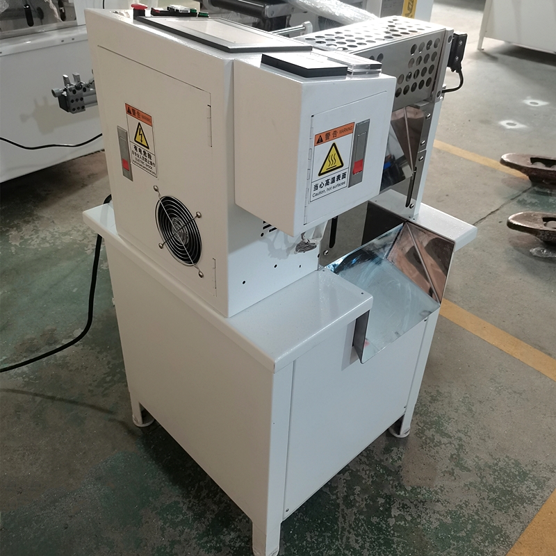Máquina de corte en caliente con cremallera de nailon de 160 mm (modelo frío / caliente)